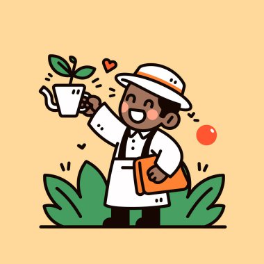 Bitkili Mutlu Bahçıvan