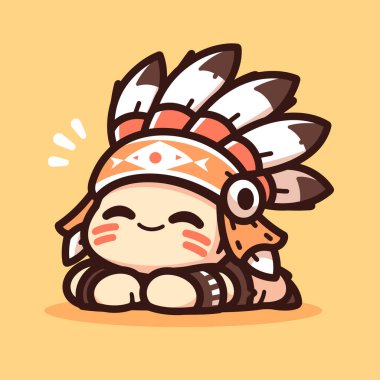 Sevimli Çizgi film Hint Şef Karakteri