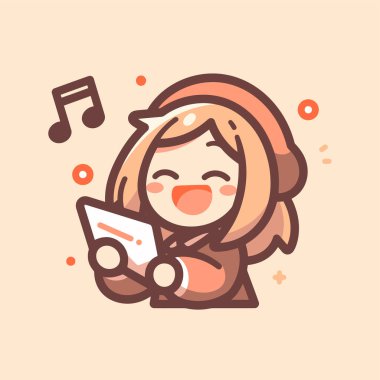 Müzik Notaları 'ndan Chibi Carol Singer