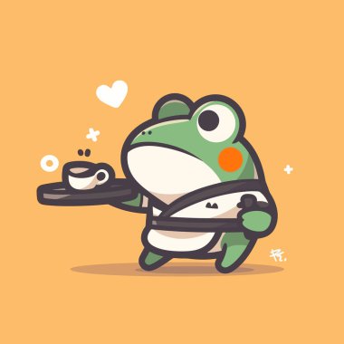 Çizgi film karakteri. vektör illüstrasyonu