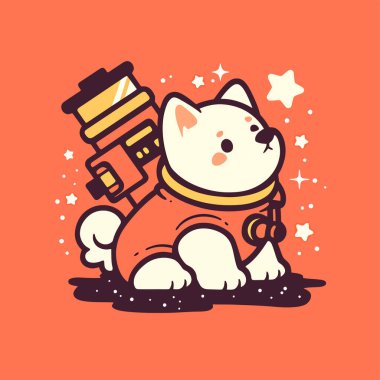 Köpek ve kedi hayvan şeklinde bir kedi..