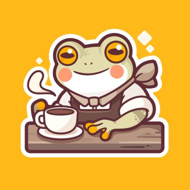 vektör çizim. sevimli çizgi film karakteri.