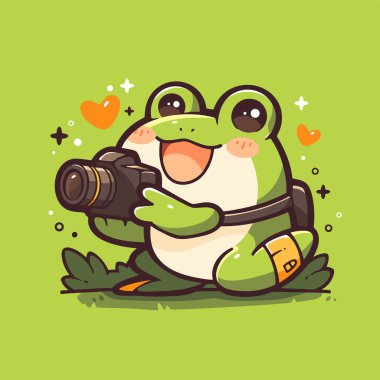 Dürbünlü sevimli kurbağa..