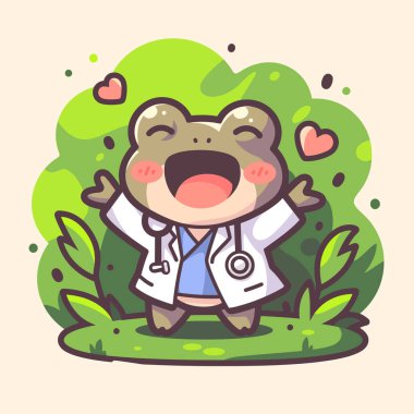 Steteskoptaki şirin panda.