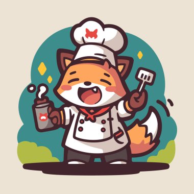 Mutlu sevimli şef elinde birayla