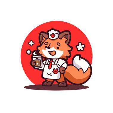 Kahve ile şirin kedi