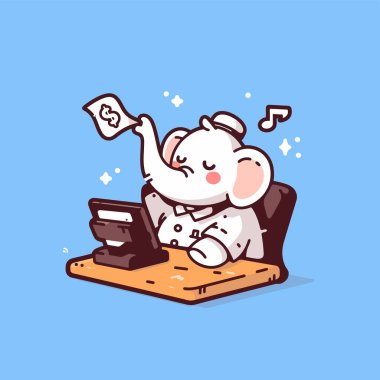 Küçük tatlı kız bilgisayarla oynuyor.