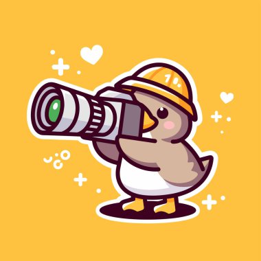 Sevimli teleskopun sevimli çizgi film karakteri