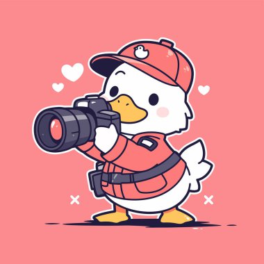 Kameralı şirin ördek.