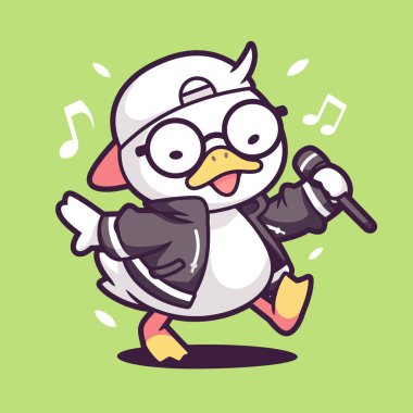 Şirin çizgi film ördeği