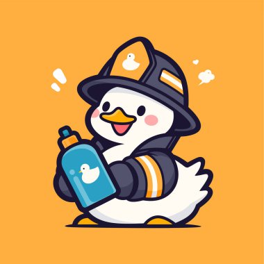 Bira şişeli penguen şapkası.