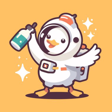 Şirin penguen çizgi film vektörü olabilir.