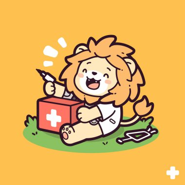 Pano ve pano vektörü olan sevimli çizgi film köpeği