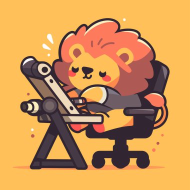 Silahlı sevimli çizgi film karakteri.