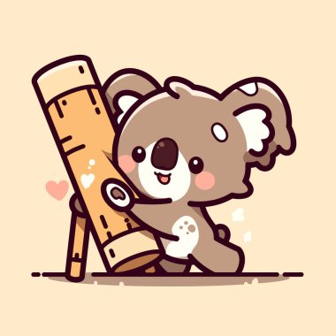 Çizgi film sevimli koala