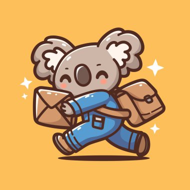 sevimli çizgi fil hediye ile.