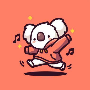 Şirin panda müzik çalıyor