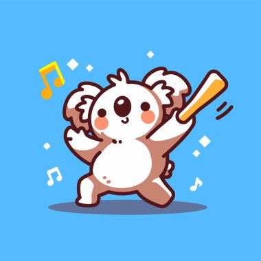 Küçük sevimli köpek top çizgi filmiyle oynuyor.