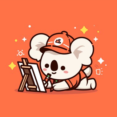 Bir fincan çayla şirin bir panda..