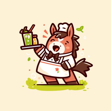 Kahve ve çayın içinde şirin bir köpek resmi.