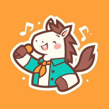 Şirin tilki müzik çalıyor