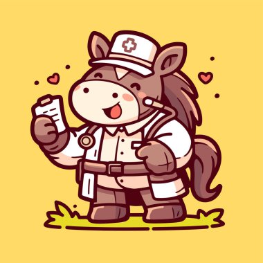 Üniformalı şirin köpek.