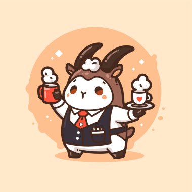 Şirin panda maskot tasarımı.