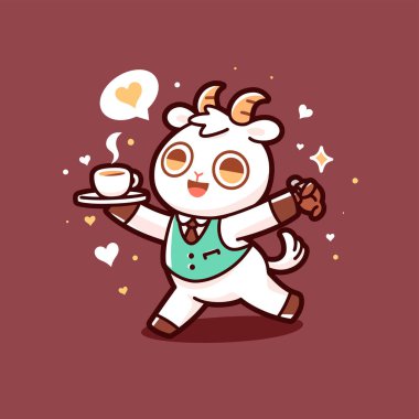 şirin beyaz tavşan çizgi film vektör çizim grafik tasarımı