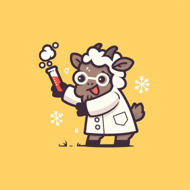 Termometresi olan şirin bir inek.