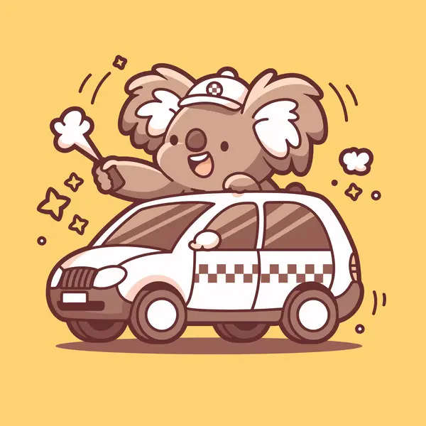 Arabası ve komik ayısı olan sevimli bir çizgi film karakteri.