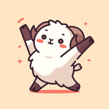 Sevimli köpek çizgi film vektör çizim grafik tasarım