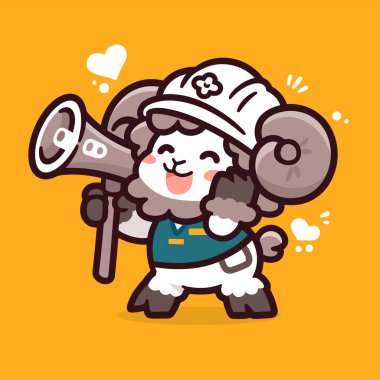 Dürbünü olan şirin küçük bir fil.