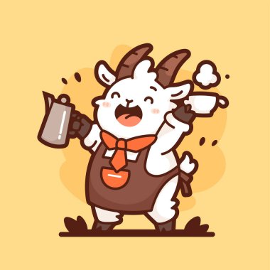 Mutlu Paskalya Tavşanı çizgi film karakteri çizimi.