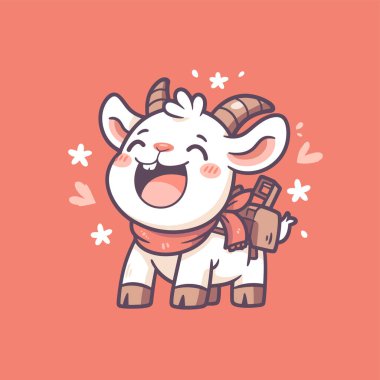 Şirin, gülen boğa çizgi filmi.