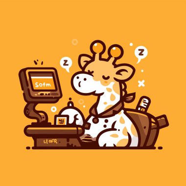 kutuda hayvan ineği çizgi filmi var.