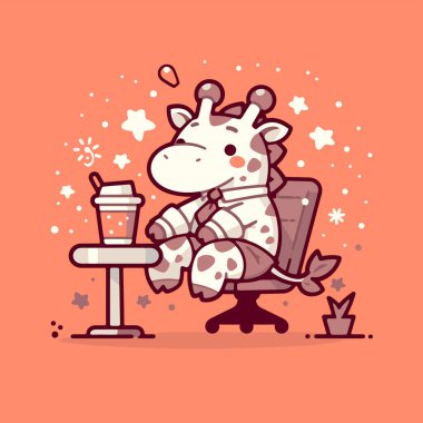 sevimli komik hayvan çizgi filmi