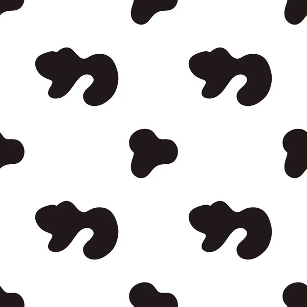 Cow print seamless pattern animal skin texture for wallpapers, wrapping paper, decor, mugs, bags. Spot background. Good fit for a farm party theme