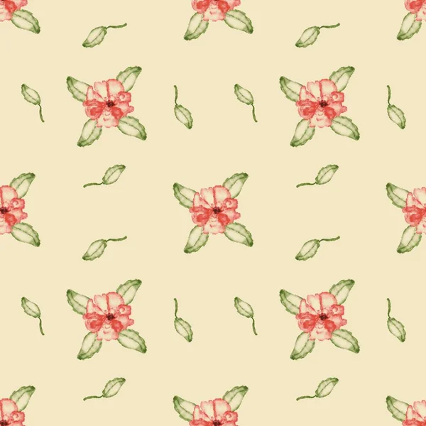 Elegant Floral Naadloos Patroon Voor Bedrukte Voorwerpen Zoals Stof Sublimatie — Stockfoto