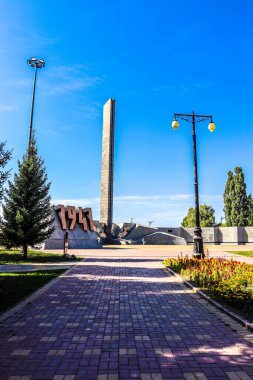 Rusya Sovyet Birliği 'nin kahramanlarının anıtı..