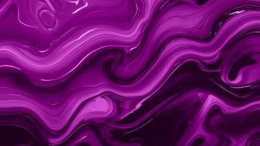 Mermer erimesinin soyut arkaplanı ve parlak parlak pembe eğimli dalgalar halinde hareket ediyor