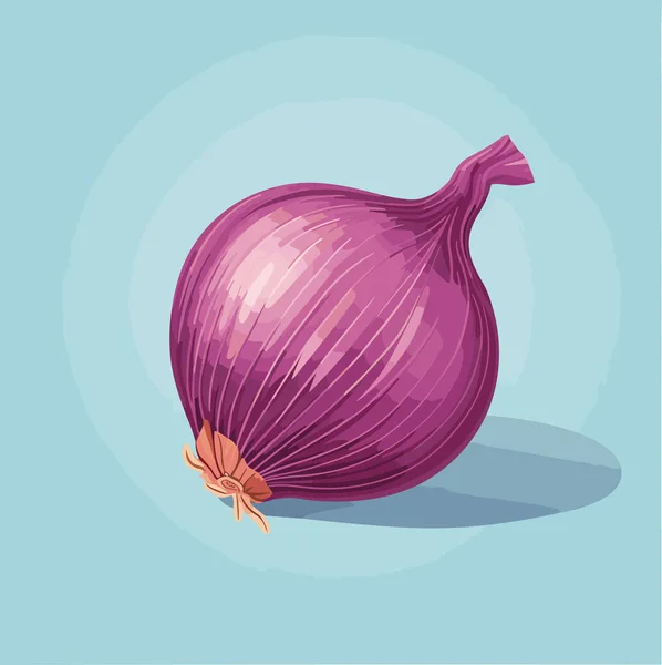 Cebolla Vegetales Enteros Aislado Fondo Neutro Ilustración Alimentos Vectoriales — Archivo Imágenes Vectoriales