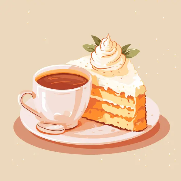 27,800+ Coffee And Cake Stock Illustrations, Royalty-Free Vector