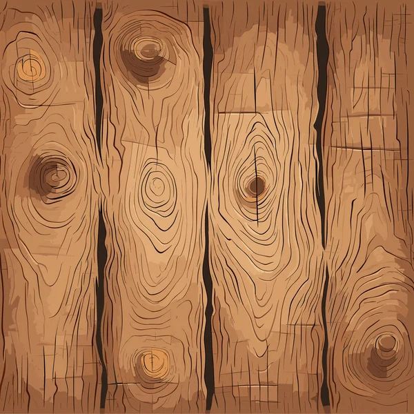 老式木制木板质感背景 矢量说明 — 图库矢量图片