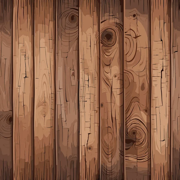 Oude Houten Plank Textuur Achtergrond Vectorillustratie — Stockvector