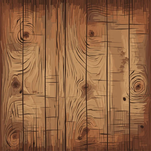 Staré Dřevěné Prkno Textury Pozadí Vektorová Ilustrace — Stockový vektor