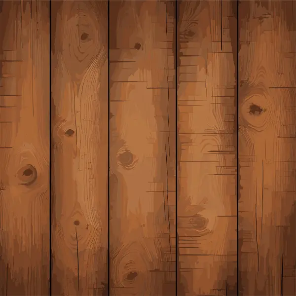 Old Wooden Plank Texture Background Vector Illustration — Stock Vector