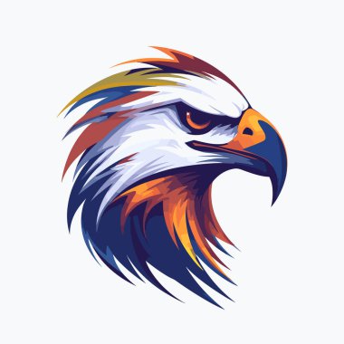 Mascot Head of an Eagle, illustration vector clipart