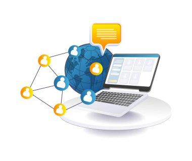 Bilgisayar dünyaları arasında iletişim ağı