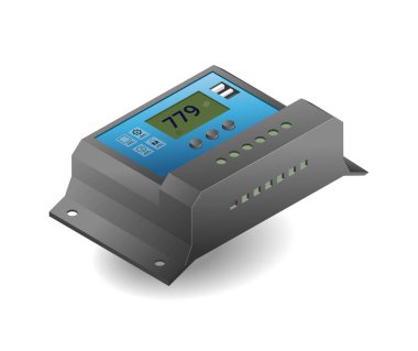 Güneş paneli sistem kontrol şarj ölçer aracı