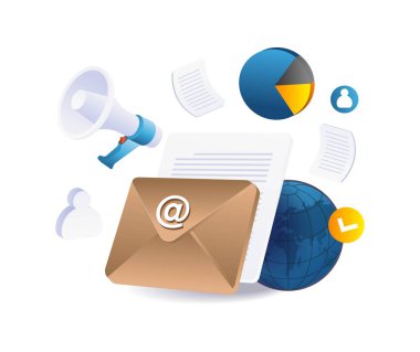 Teknoloji e-posta pazarlama medyası